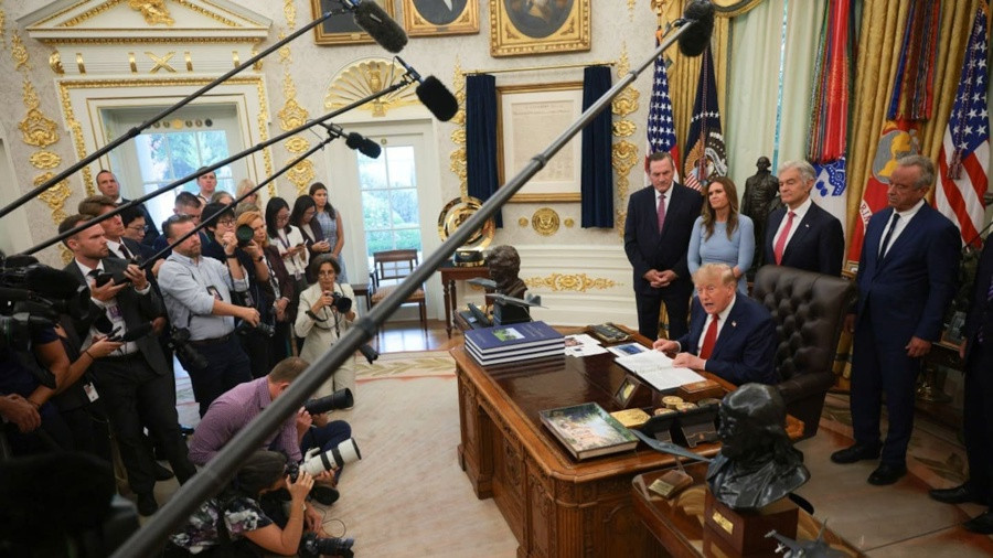 Jaringan TV AS Boikot Trump: Ada Gambar tapi Tak Ada Suara