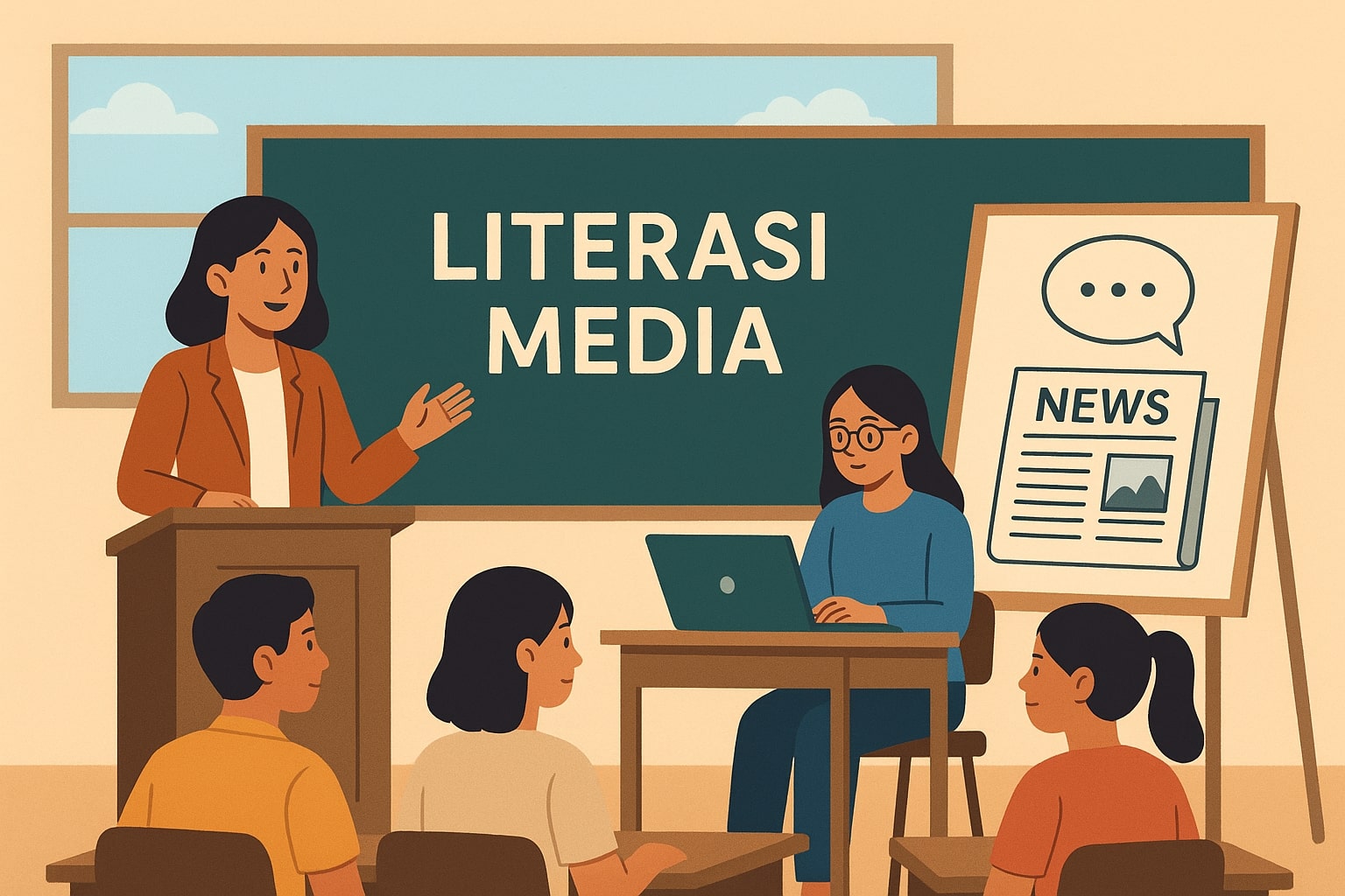 Asah Pola Pikir Kritis Terhadap Media Sejak Bangku Sekolah