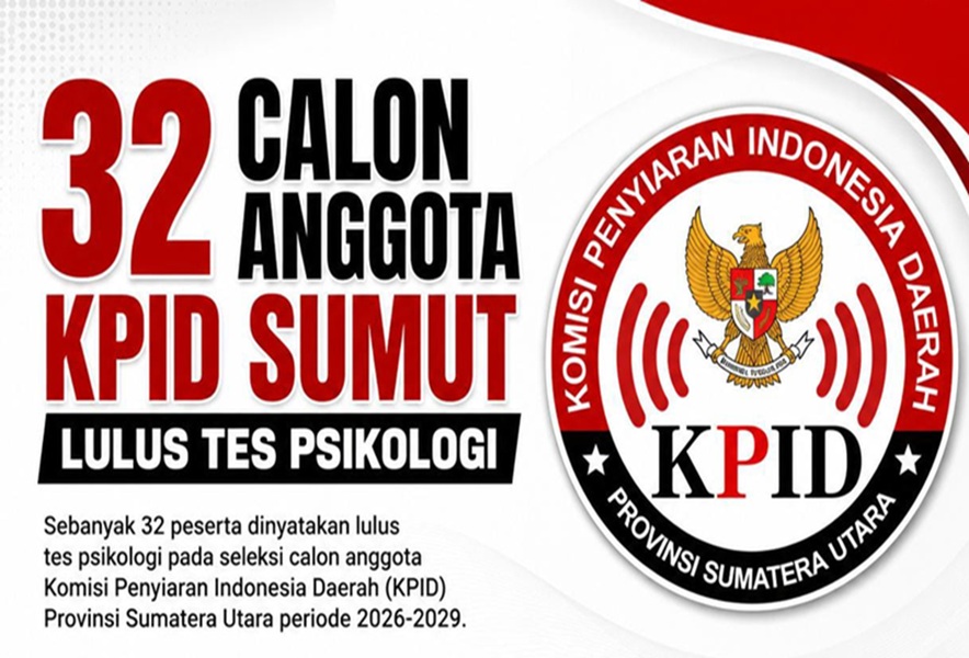 32 Calon Anggota KPID Sumut Lolos Tes Psikologi
