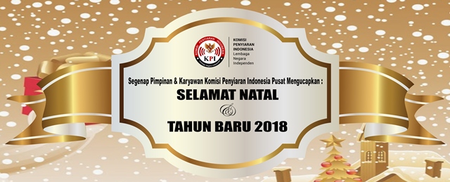 Selamat Natal dan Tahun Baru 2018