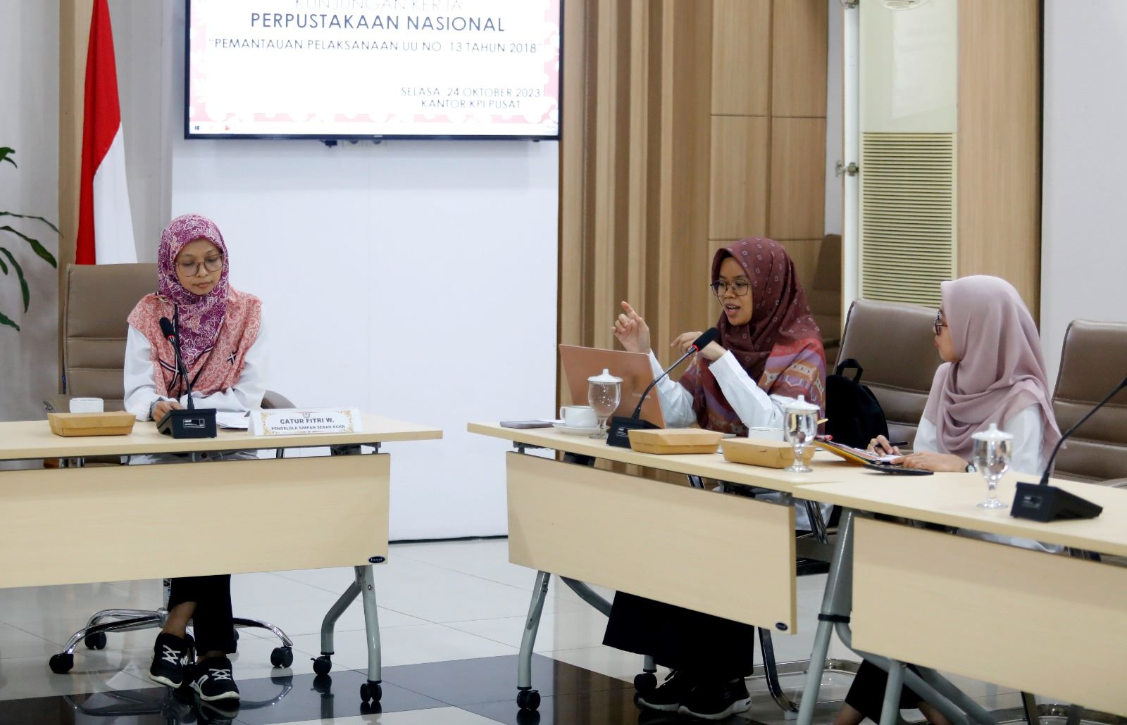 Terima Kunjungan Perpustakaan Nasional, KPI Koordinasikan Serah Simpan Karya Cetak dan Karya Rekam