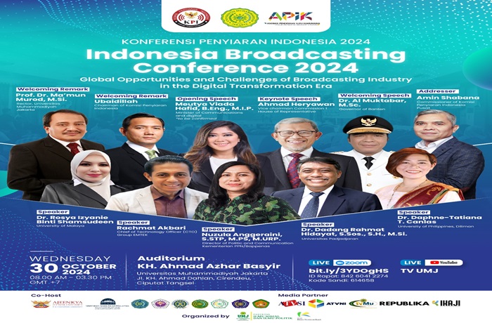 Konferensi Penyiaran Indonesia 2024: Membangun Konektivitas Internasional Industri Penyiaran Menghadapi Tantangan Revolusi Media Digital