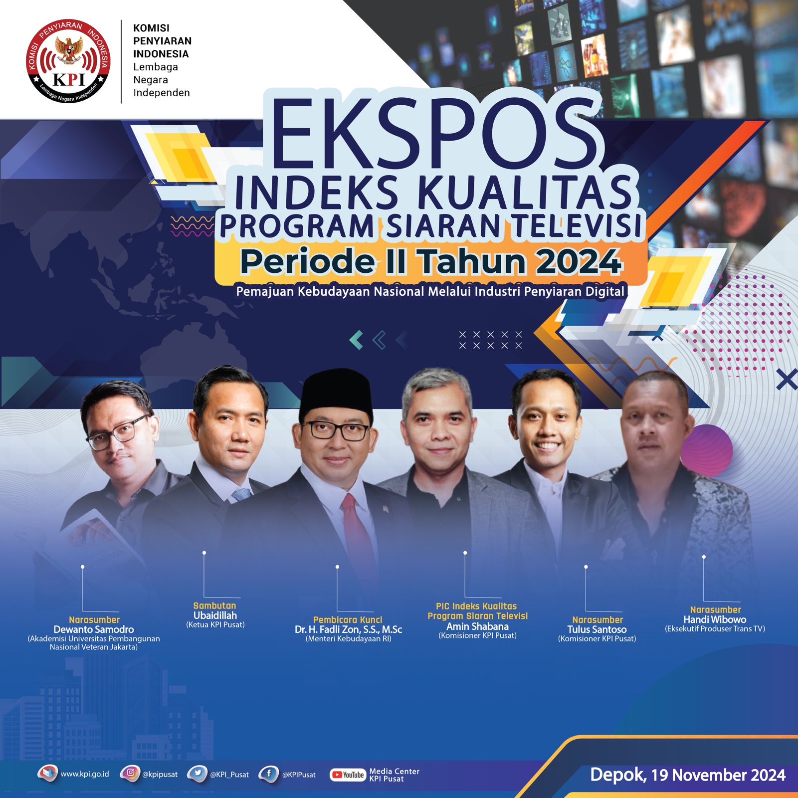 Ekspos Hasil IKPSTV, KPI Harapkan TV Menjadi Medium Pemajuan Budaya Nasional