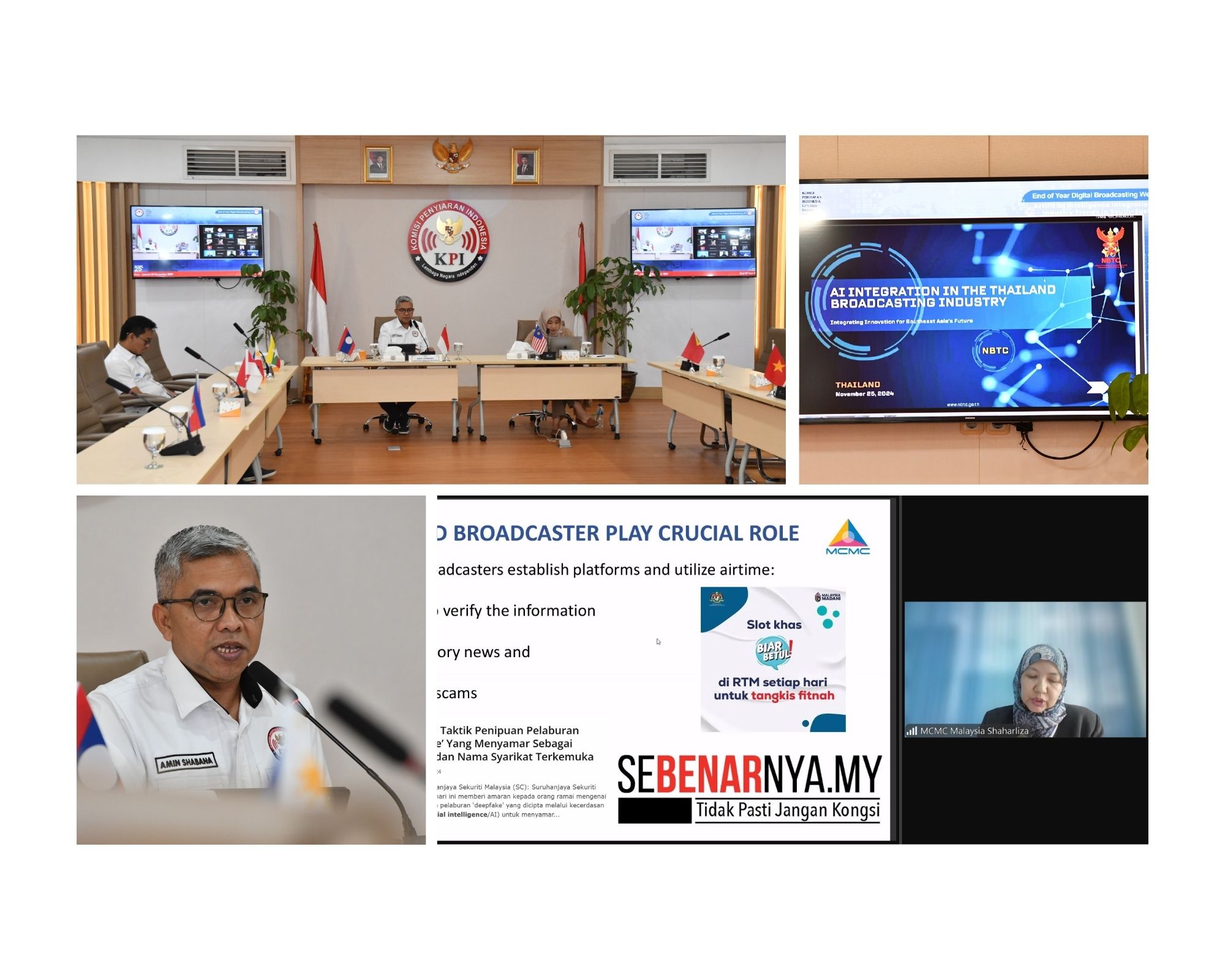 Bahas Pemanfaatan AI di Penyiaran, KPI Pelopori Kerja Sama Regulator di Kawasan ASEAN
