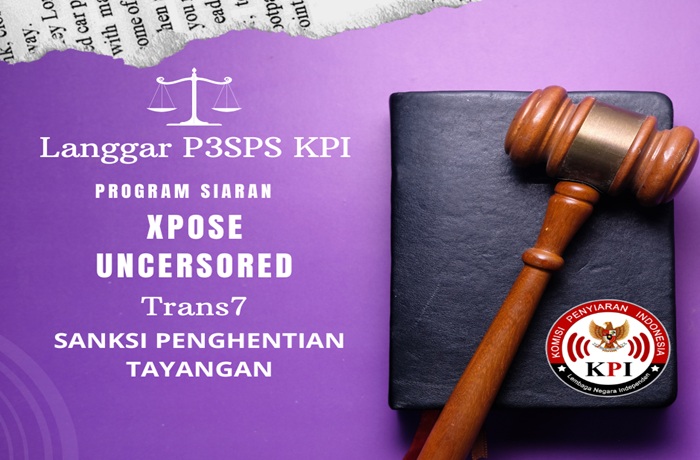 KPI Vonis Xpose Uncersored Trans7 Sanksi Penghentian
