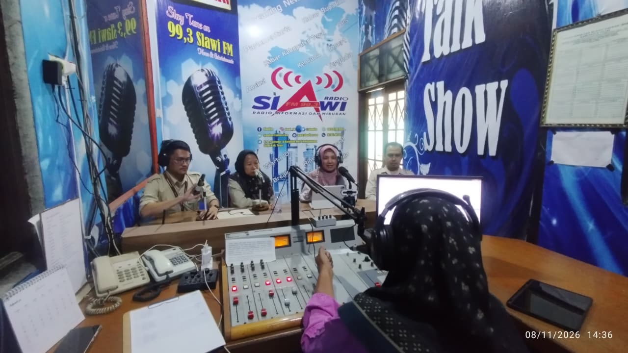 KPID Jawa Tengah Ajak Masyarakat “Merdeka dari Hoaks” Lewat Talkshow di Radio Slawi FM